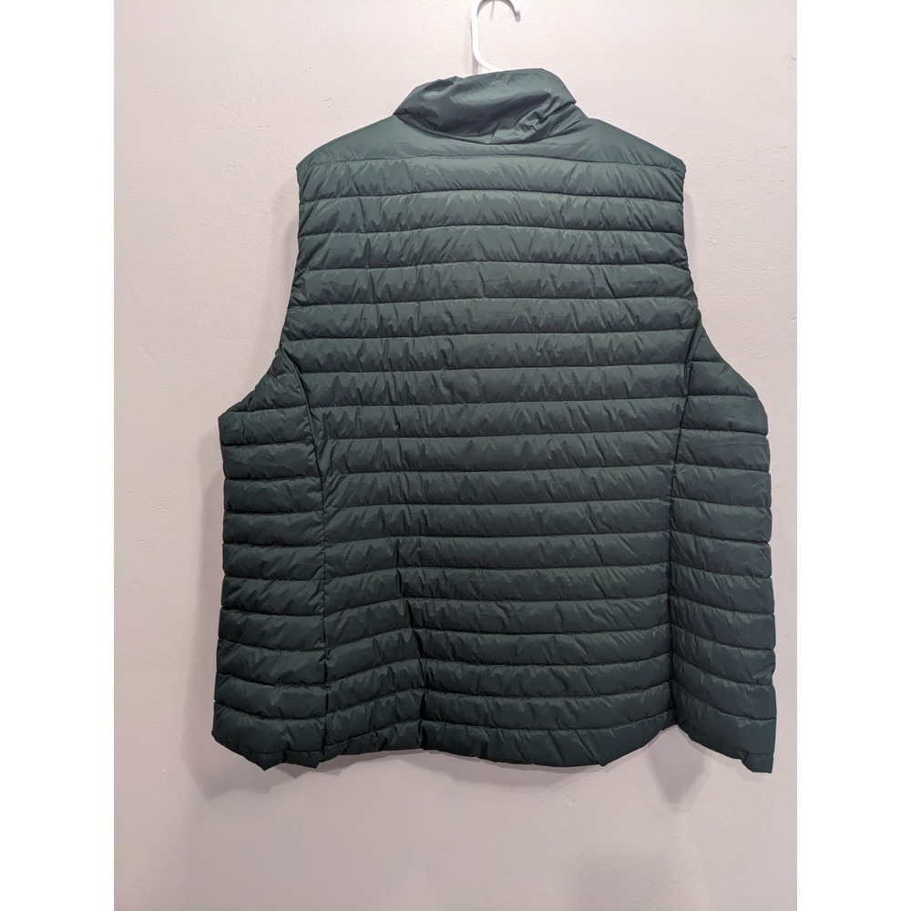 Old Navy Quilted Puffer Vest Layering Active Wear Water Resistant Women Green 3X - Picture 4 of 8